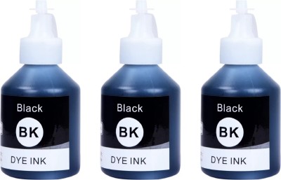 ZOKIO BT6000 Refill Ink for Brother DCP -T310, T510, T910, T710, T500,T4000W Pack Of 3 Black Ink Bottle