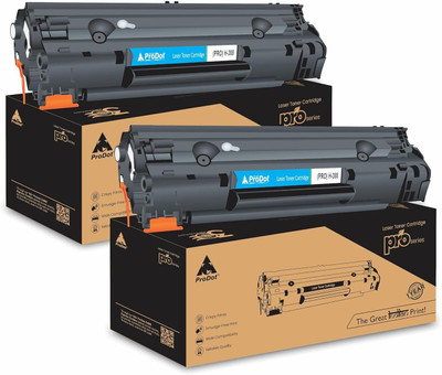 PRODOT 388/88 Cartridge Replaces HP CC388A Compatible with HP Laserjet P1007-1008/P1106 Black Ink Cartridge