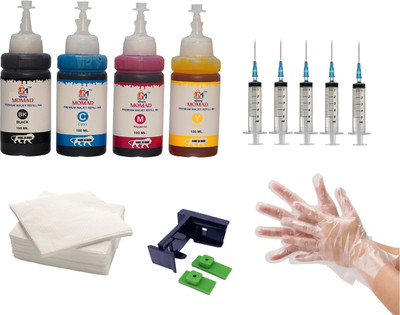 Momad 5 Syring,1suction tool Kit,2 Set Hand Gloves,4 nos tissue paper Set,4 Refill ink Black + Tri Color Combo Pack Ink Cartridge Momad 5 Syring,1suction tool Kit,2 Set Hand Gloves,4 nos tissue paper Set,4 Refill ink Black + Tri Color Combo Pack Ink Cartridge