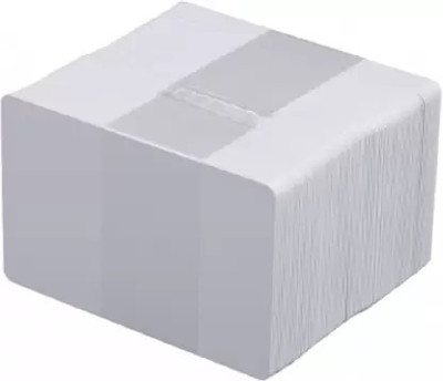 GPN PRINT Plain PVC Id Card For Compatible Epson Inkjet Pack of 100 Cards Cartridge White Ink Cartridge
