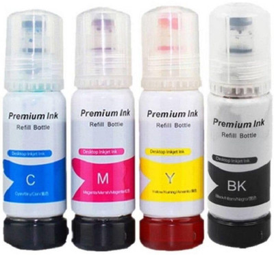 Wiofy Ink Bottles (65ml) for L3110 L3101 L3150 L4150 L4160 L6160 L6170 L6190 Black + Tri Color Combo Pack Ink Bottle Wiofy Ink Bottles (65ml) for L3110 L3101 L3150 L4150 L4160 L6160 L6170 L6190 Black + Tri Color Combo Pack Ink Bottle
