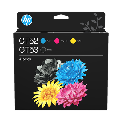HP GT Black + Tri Color Combo Pack Ink Bottle