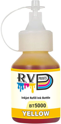 RV Prints BT6000/BT5000 Refill Ink Bottle|Compatible with Brother Printers|Easy to Fill| Yellow Ink Bottle