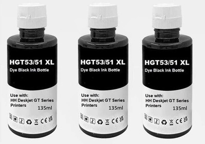 HRK NAT Deskjet GT Series, Smart Tank Series, Ink Tank Wireless Series Black Ink Cartridge