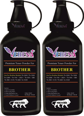 verena Ultra Drak For Brother Tn-2365 Tn-1020 Tn-2280Tn-750 Tn-550Tn-360 Tn-660 Tn-3520 Black Ink Toner Powder
