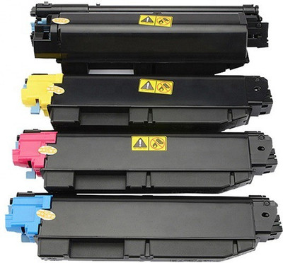 spotink TK 594 Toner Cartridge use in C2026MFP/C2126MFP/C2526MFP/C2626MFP/C5250DN Black + Tri Color Combo Pack Ink Toner