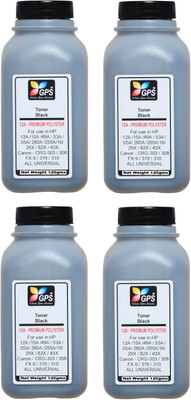 GPS Colour Your Dreams 12A, Q2612A Toner Powder Refill for / Canon 303, fx-9 Cartridge 100gm Black Ink Toner Powder