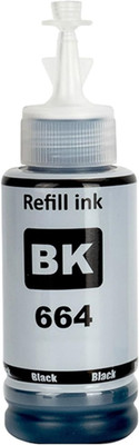 Salty 664 Refill Ink for L130, L361, L565, L210, L220, L310 Printers(1Pcs) Black Ink Bottle