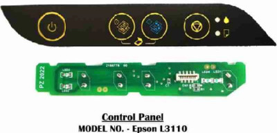 Haedlink Import Quality-Control Panel & Panel Sticker for Epson L3110 L3115 L3116 Green Ink Toner