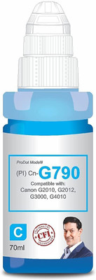 PRODOT Cn-G790 Inkjet Ink Refill Compatible with Canon Pixma G1000, G1010, G2000, G2010 Cyan Ink Bottle