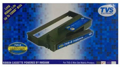 TVSE TVS RP 45 DOT MATRIX PRINTER And TVS-E Mini Dot Matrix printer Ribbon Cartridge Black Ink Cartridge