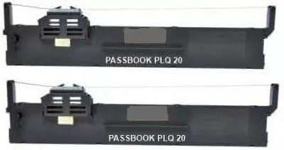 vavia EPSON PLQ20/20M/20K/20KM/LQ90KP Dot Matrix Printer 2PC Black - Twin Pack Ink Cartridge