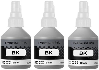 canoff Refill dye Ink for BT-D60BK BT6000BK Compatible Brother DCP-T220 Printer(3PCS) Black Ink Bottle
