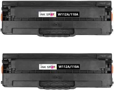 Inkspot W1112A/110A Compatible Toner Cartridge For Hp Laserjet 108,108a ,108w,136a,136w Black - Twin Pack Ink Cartridge