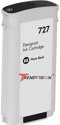 trendvision 727 (130ML)PHOTO BLACK InkCartridge for DesignJet T1500 Printer,T1500,T2500,T920 Black Ink Cartridge
