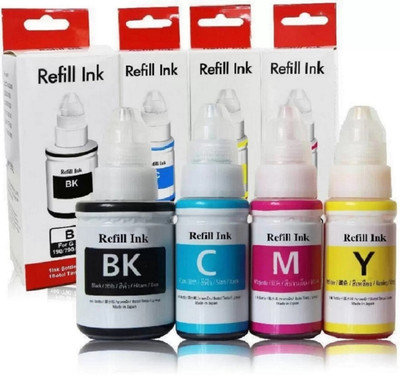 tequo G1010 G2000 G2002 G2010 3000 Black + Tri Color Combo Pack Ink Bottle