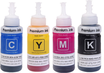 greencom Ink Compatible For T664 L130 L210 L220 L385 L1300 L310 L360 L361 L365 L380 Black + Tri Color Combo Pack Ink Bottle greencom Ink Compatible For T664 L130 L210 L220 L385 L1300 L310 L360 L361 L365 L380 Black + Tri Color Combo Pack Ink Bottle
