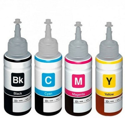 QUINK Refill Ink For use in HP 315 Multi-function Printer ink - 100 ML Black + Tri Color Combo Pack Ink Bottle