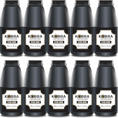 PRODOT 3688 Laser Toner Powder Compatible with HP 35A, 36A, 88A (Pack of 10) 70g each Black Ink Toner Powder