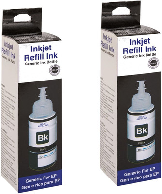 Tack T664 (Pack Of 2) Dye Ink Bottle Black Ink Bottle