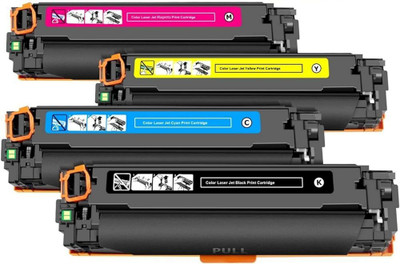 SPS 203A Toner Cartridge for CF540A CF541A CF542A CF543A Toner cartridge Black + Tri Color Combo Pack Ink Toner SPS 203A Toner Cartridge for CF540A CF541A CF542A CF543A Toner cartridge Black + Tri Color Combo Pack Ink Toner