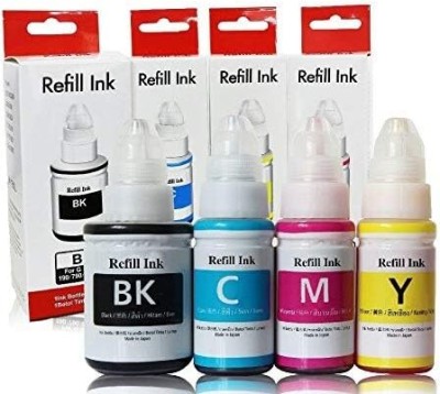 salaar GI-790 Refill Ink(135ml Black+70ml TriColor)Compatible For G1000 G1010 Printers Black + Tri Color Combo Pack Ink Bottle