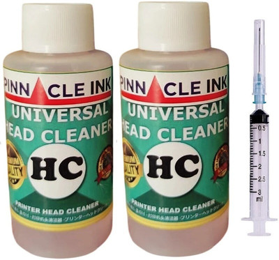 PINNACLE PrintHead Cleaning Solution For Printers Print Head Cleaning Red Ink Bottle