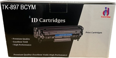 ID Cartridge TK 897 Set Toner Cartridge Black + Tri Color Combo Pack Ink Toner