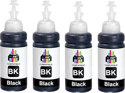 SVM T664 Refill Ink Set L130,L380,L210,L220,L310, L350 Printers Black Ink Bottle