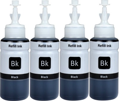 Dura-Jet T664 Ink for Epson L130,L380,L350,L220, L310, L385, L455 Printer - (70gmx4) Black Ink Bottle