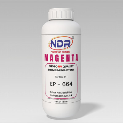 NDR Refill Ink Epson 664 For L110 L130 L210 L220 L300 L360 L380 L405 L605 Printer Magenta Ink Bottle