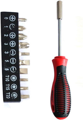 S S Enterprises 10 in 1 Multibit Screwdriver Set Tool Fully Magnetic For printer Laptops Repair Standard Screwdriver(Pack of 1)