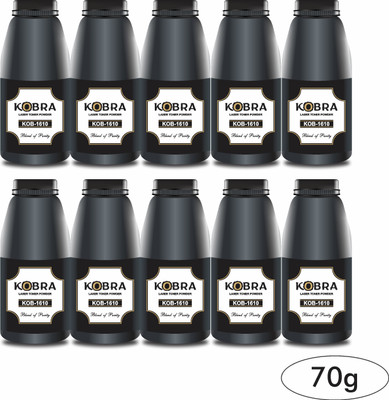 PRODOT Kobra 1610 Laser Toner Powder Cartridges (70g, Pack of 10) Black Ink Toner Powder