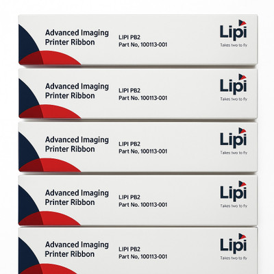 lipi PR2 PB2 ORIGINAL RIBBON PACK OF 5PCS Black Ink Toner