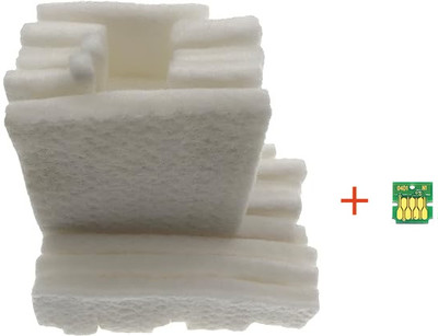 PRINTER PARTNER Maintenance Box Sponge & Chip Combo Set For Eps.n M2140 L6160 L6190 White Ink Toner