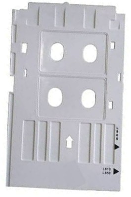 OZERDA PVC ID Card Tray (White Colour) for Inkjet Printer Used Compatible for , White Ink Toner