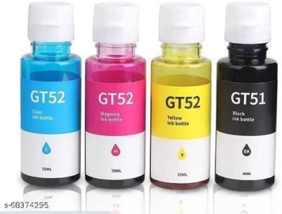 inkpoint Refill Ink for HP GT 51 GT 52 310 315 319 410 415 419 GT5810 GT5820 Compatible Black + Tri Color Combo Pack Ink Bottle