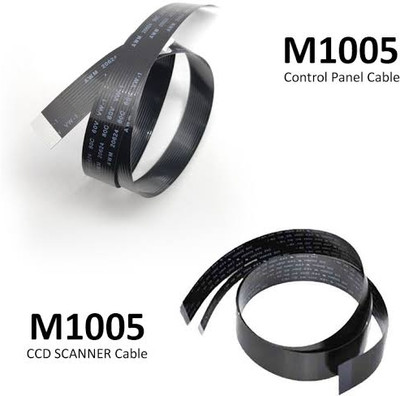 informertech H/P Laserjet 1005 MFP Display/Control Panel Cable, CCD Scanner Cable Combo Set Black - Twin Pack Ink Toner