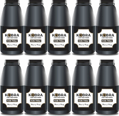 PRODOT Laser Toner Powder Compatible with Brother 2040, 50, 70, 2820, 7010 (Pack of 10) Black Ink Toner Powder