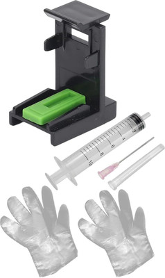 GPN PRINT Refill Kit with Suction Tool Combo Pack of High Yield Inkjet Cartridge Black Ink Cartridge