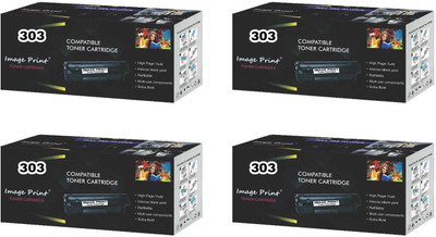 IMAGE PRINT 303 for Canon CRG 303 Toner Cartridge for Canon LBP 2900, LBP 2900B (pack of 4) Black Ink Toner