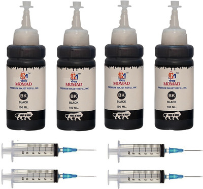 Momad Refill Ink For Use In Canon PIXMA All in One Printer MG2570S - C.M.Y,K - 100 ML Black + Tri Color Combo Pack Ink Cartridge Momad Refill Ink For Use In Canon PIXMA All in One Printer MG2570S - C.M.Y,K - 100 ML Black + Tri Color Combo Pack Ink Cartridge
