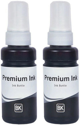 GREENBERRI Ink For T664 L100,L110,L130,L200,L210,L220,L300,L385,L455,L555 Black - Twin Pack Ink Bottle