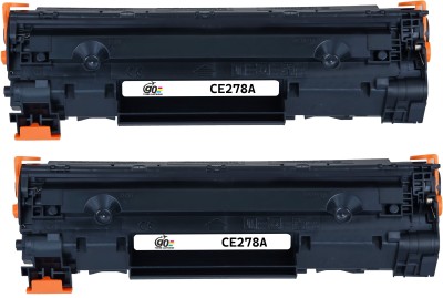 Go Toner cartridge 78A (CE278A) Compatible for LaserJet Pro P1560/ P1660/ P1606/ P1606dn/ M1536dnf Black - Twin Pack Ink Toner