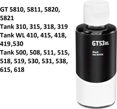 vavia GT53XL Ink for Use in Gt5810 Gt 5811 5820 5821 115 315 319 415 419 Black Ink Bottle