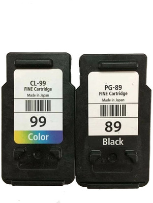 RODEX PG 89 & CL 99 Combo Ink Cartridge Black + Tri Color Combo Pack Ink Cartridge