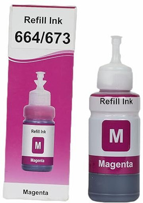 Gedi 664/673 Refill Ink for Ep L100, L110, L210, L220, L300, L310, L350Printer Magenta Ink Bottle
