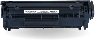 Vevo Toner Cartridge & Ink 12A Toner Cartridge – Up to 3000 Pages, Compatible with HP Laser Printers Black Ink Toner Powder