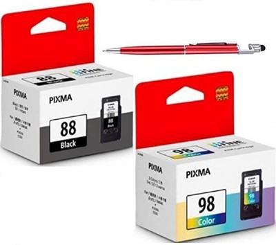 ZENCA TECHNOLOGIES PG 88 & CL 98 Ink Cartridge Canon Ink Cartridge Compatible Black Ink Cartridge