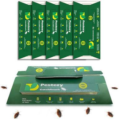 PESTEZY Cockroach Trap| Pesticide Free Sticky Glue Traps for Effective Cockroach Control Insect Net